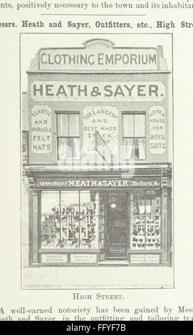 Dieser illustrierte Leitfaden für Southend bietet eine detaillierte Übersicht über lokale Unternehmen und Einkaufsviertel und bietet Einblicke in die besten Einkaufsmöglichkeiten in dieser beliebten englischen Küstenstadt. Stockfoto