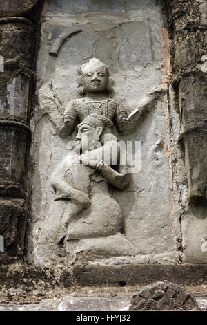 Alten Steinbildhauen in Dole Shiva-Tempel; Sivsagar; Assam; Indien Stockfoto