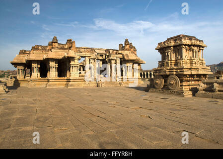 Vitthala-Tempel in Hampi, Karnataka, Indien Stockfoto