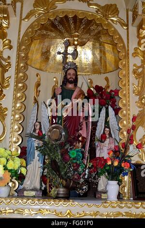 San Judas Tadeo - Basilika Virgen de Las Mercedes in PAITA. Abteilung von Piura. Peru Stockfoto