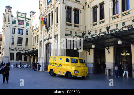 "Estacio del Nord" North Station, Valencia, Spanien Stockfoto