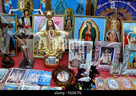 Souvenirs - Basilika Virgen de Las Mercedes in PAITA. Abteilung von Piura. Peru Stockfoto