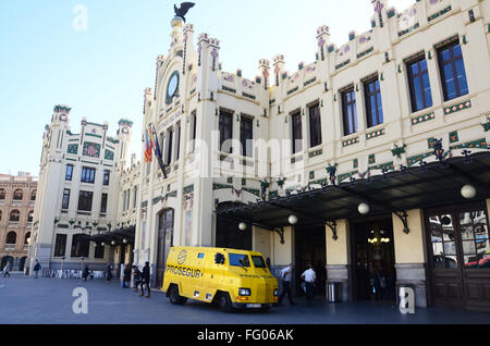 "Estacio del Nord" North Station, Valencia, Spanien Stockfoto