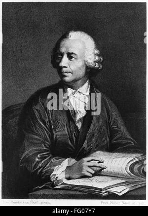 LEONHARD EULER (1707-1783). /nSwiss Mathematiker. Aquatinta, Gravur ...