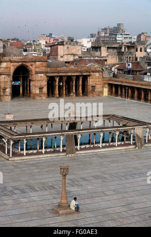 Teen Darwaza der Jama Masjid 1423 n. Chr.; Ahmedabad; Gujarat; Indien Stockfoto