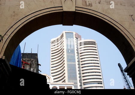 Bombay Stock Exchange (BSE) Gebäude in Bombay jetzt Mumbai, Maharashtra, Indien Stockfoto