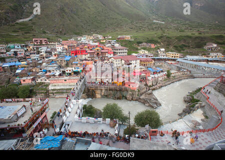 Badrinath Stadt Uttarakhand Indien Asien - mpd 226538 Stockfoto