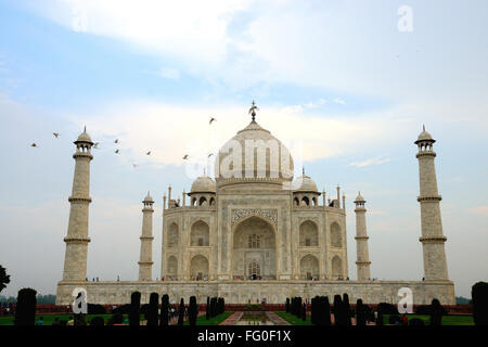 Taj Mahal; Agra; Uttar Pradesh; Indien Stockfoto