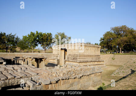 Prasanna Virupaksha unterirdischen Shiva-Tempel, Hampi, Vijayanagar Dekkan Hospet Bellary Karnataka Stockfoto