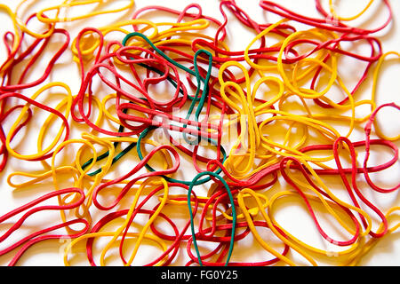 Gummibänder Stockfoto