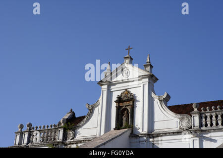 Kirche und Kloster von Santa Monica erbaute 1627 A.D., UNESCO-Weltkulturerbe, Old Goa, Velha Goa, Indien Stockfoto