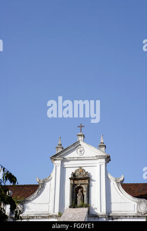 Kirche und Kloster von Santa Monica erbaute 1627 A.D., UNESCO-Weltkulturerbe, Old Goa, Velha Goa, Indien Stockfoto