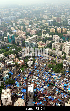Luftaufnahmen von Marol Andheri; Bombay Mumbai; Maharashtra; Indien Stockfoto