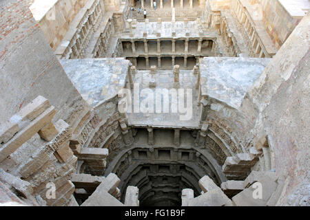 Stepwell Rani ki Vav Patan Gujarat Indien Asien Stockfoto