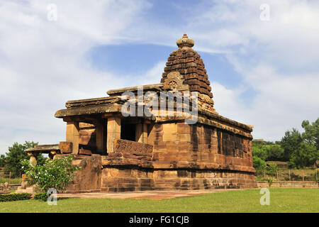 Huchimalligudi Tempel Aihole Karnataka Indien Asien Okt 2010 Stockfoto