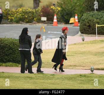 Die Beerdigung von Motörhead-Frontmann Lemmy Kilmister im Forest Lawn Memorial Park Featuring: Atmosphäre wo: Los Angeles, California, Vereinigte Staaten von Amerika bei: 9. Januar 2016 Stockfoto