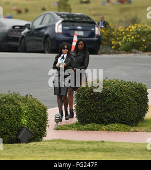 Die Beerdigung von Motörhead-Frontmann Lemmy Kilmister im Forest Lawn Memorial Park Featuring: Atmosphäre wo: Los Angeles, California, Vereinigte Staaten von Amerika bei: 9. Januar 2016 Stockfoto