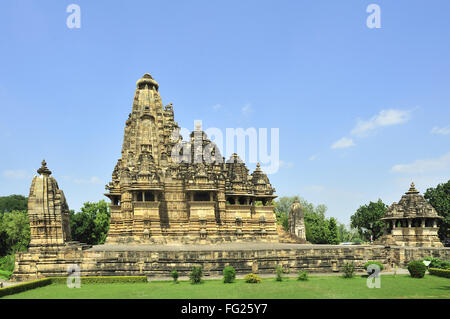 Vishvanath Tempel Khajuraho Madhya Pradesh, Indien Stockfoto