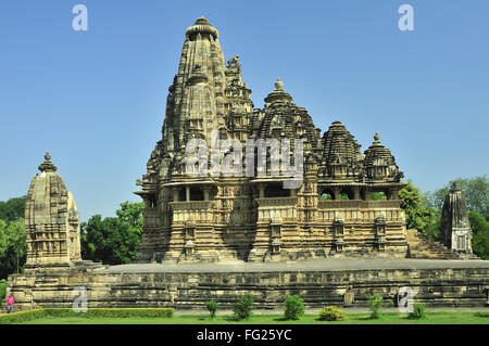 Vishvanath Tempel Khajuraho Madhya Pradesh, Indien Stockfoto