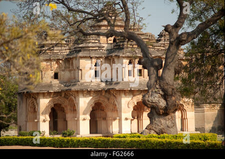 Lotus Mahal; Hampi; Karnataka; Indien Stockfoto