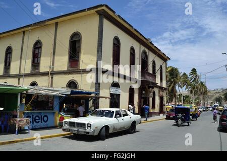 Club-Liberalen in PAITA. Abteilung von Piura. Peru Stockfoto