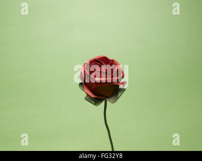 origami-Rose Stockfoto