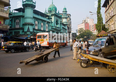 Hamidiya Masjid; Bombay; Mumbai; Maharashtra; Indien 18 12 2009 NOMR Stockfoto