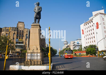 Statue von Sir Dinshaw Edulji Wacha; Bombay; Mumbai; Maharashtra; Indien 20 12 2009 Stockfoto