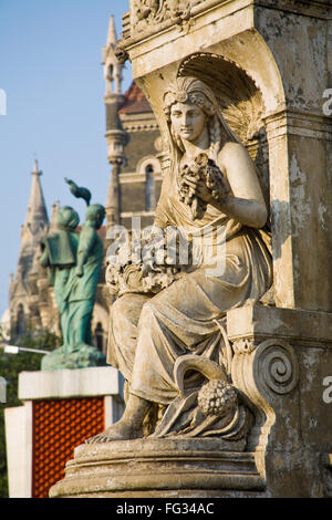 Flora-Brunnen Fort; Bombay; Mumbai; Maharashtra; Indien 31 01/2010 Stockfoto