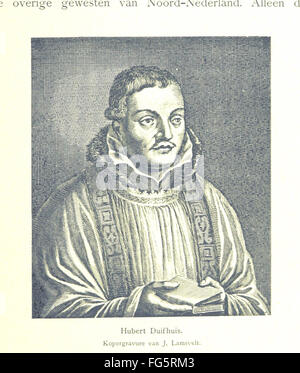 „Onze Gouden Eeuw“ erforscht das Goldene Zeitalter der Niederlande und konzentriert sich dabei auf den Wohlstand und die Errungenschaften der niederländischen Republik während ihres Höhepunkts. Das Buch wird von J. H. illustriert und betreut, was eine visuelle und historische Aufzeichnung dieser wichtigen Periode in der niederländischen Geschichte liefert. Stockfoto