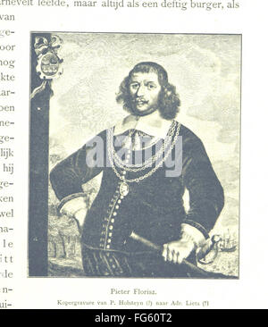 „Onze Gouden Eeuw“ erforscht die niederländische Republik während ihres Goldenen Zeitalters und konzentriert sich dabei auf ihre kulturellen, wirtschaftlichen und politischen Errungenschaften. Das Buch, das unter der Aufsicht von J. H. illustriert wurde, hebt die Bedeutung der republik in der Weltpolitik im 17. Jahrhundert hervor. Stockfoto