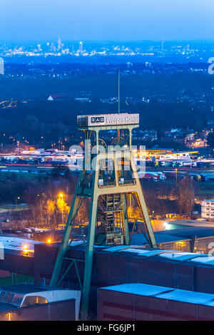 Cola Bergwerk Prosper Haniel, Bottrop, Deutschland, gewundenen Turm, letzte Bergwerk im Ruhrgebiet, schließt im Jahr 2018 Stockfoto