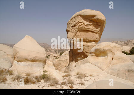 Felsformationen in Dana Biosphere Reserve, Jordanien Stockfoto