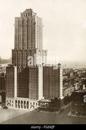 Shelton Hotel, New York, USA ca. 1924 Stockfoto