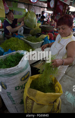 CO2-Markt befindet sich im Zentrum von Cebu City, Philippinen. Stockfoto