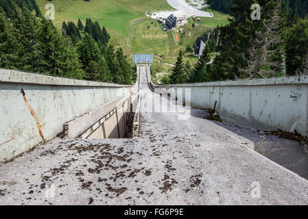 Igman Olympic springt auch genannt Malo Polje in Ilidža, Sarajevo, Bosnien und Herzegowina gebaut für die Olympischen Winterspiele 1984 Stockfoto