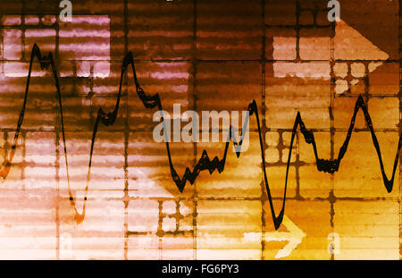 Commodities Trading und Analyse News Kunst Preis Stockfoto
