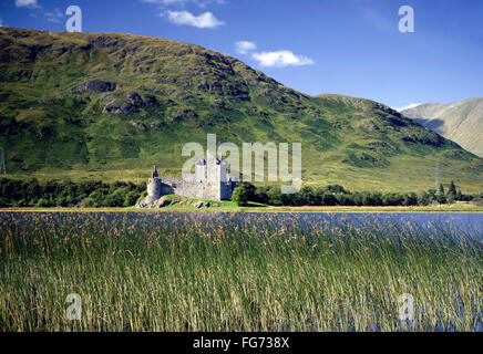 Ruine des Kilchurn Castle am Loch Awe, Argyll and Bute, Scotland, United Kingdom Stockfoto