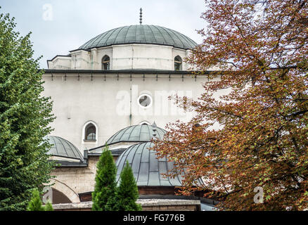 Gazi Husrev-beg-Moschee in alte Stadt von Sarajevo, die größte historische Moschee in Bosnien und Herzegowina Stockfoto