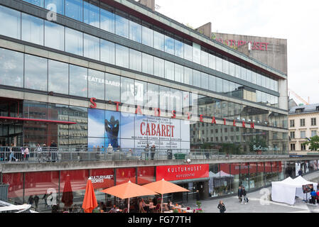 Kulturhuset (Cultural Centre & Theatre), öffentlichen Platz Sergels Torg, Stadtteil Norrmalm, Stockholm, Schweden Stockfoto