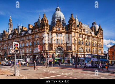 Leeds City Märkte, West Yorkshire, England. UK Stockfoto