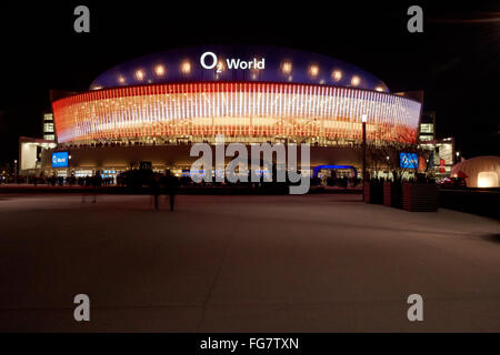 Die o2-Arena Stockfoto