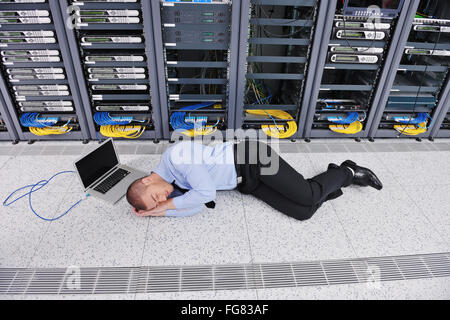 System nicht Lage in Netzwerk-Server-Raum Stockfoto