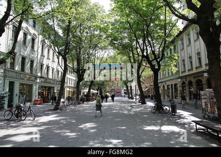 Geographie/Reisen, Deutschland, Thüringen, Weimar, Schillerstraße (Straße), Fußgängerzone, Additional-Rights - Clearance-Info - Not-Available Stockfoto