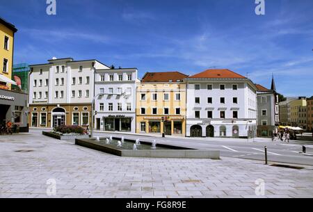 Geographie/Reisen, Deutschland, Bayern, Passau, Ludwigsplatz, Additional-Rights - Clearance-Info - Not-Available Stockfoto