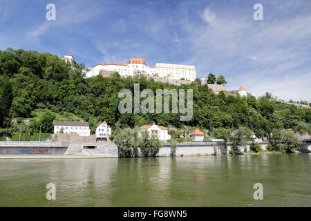 Geographie/Reisen, Deutschland, Bayern, Passau, Donau, Festung Oberhaus, Additional-Rights - Clearance-Info - Not-Available Stockfoto