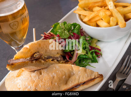 Pub Grub und Essen Stockfoto