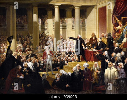 23. Juni 1789 Mirabeau vor Dreux Breze von Joseph Désiré Court 1797 - 1865 Frankreich Französisch Stockfoto