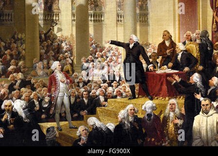 23. Juni 1789 Mirabeau vor Dreux Breze Joseph-Désiré Gericht 1797-1865 Frankreich Französisch Stockfoto