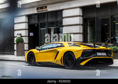 Lamborghini Aventador SV in London Stockfoto